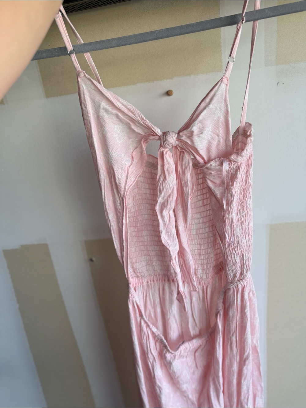 Women's Pink Sleeveless Jumpsuit Romper - Picture 3 of 5